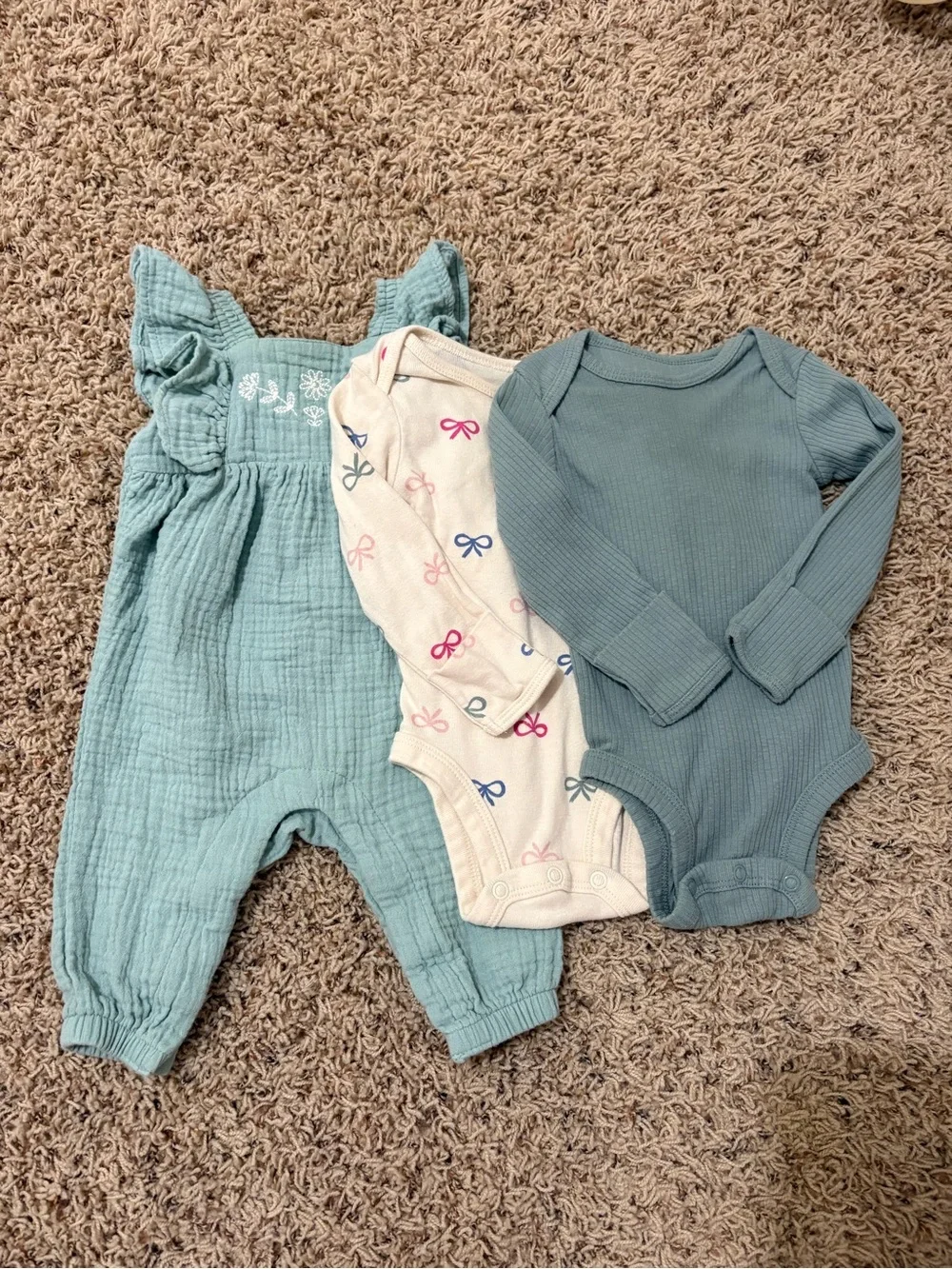3 piece Baby Girl Bundle. All size 3 Months.